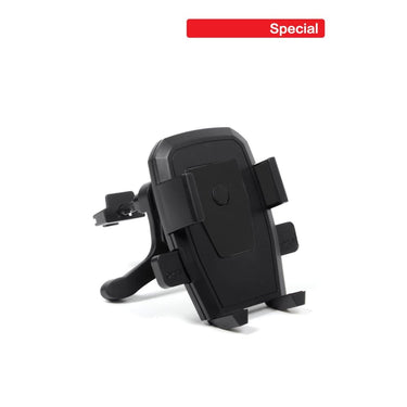 BLACKTECH 2 in 1 Air Vent and Windshield Cup Car Holder - Black - Accessories